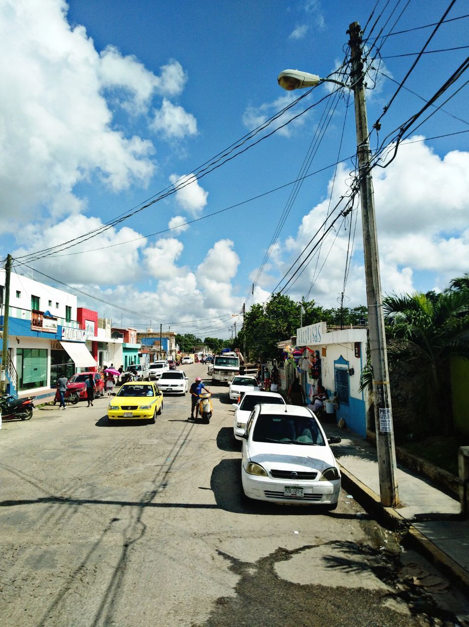 CARS ON CITY STREET