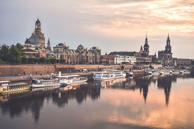 Sunset in dresden