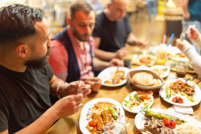 Group of people in plate