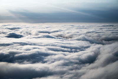 Low angle view of clouds in sky