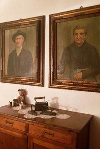 Portrait of man at home