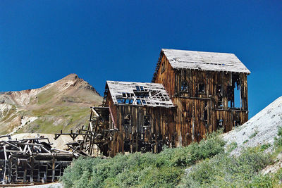 Low angle view of built structure against sky