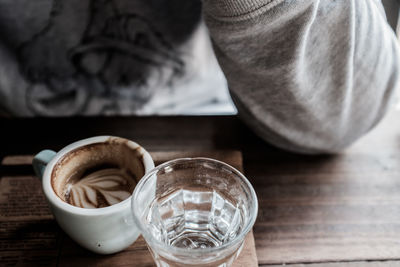 Close-up of drink on table