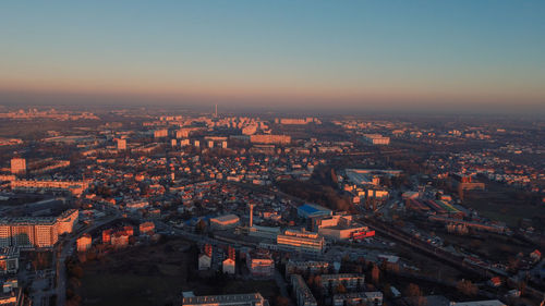 Aerial view of cityscape