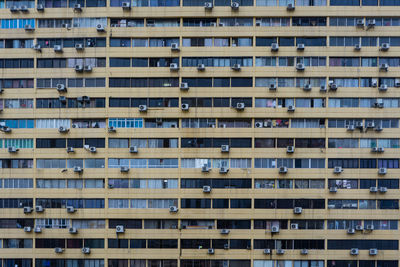 Full frame shot of residential building