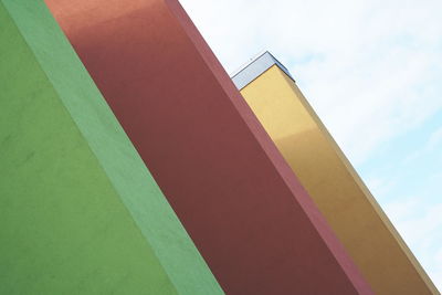 Low angle view of building against sky