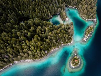 Aerial view of sea