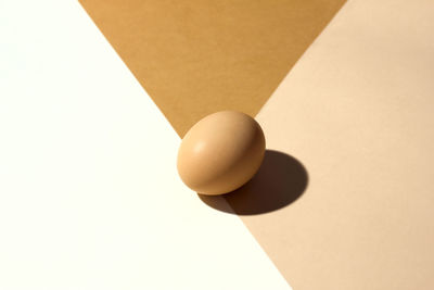 Close-up of heart shape on white background