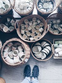 Full frame shot of objects