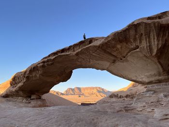 Rock formations in desert