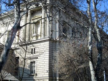 Low angle view of building against sky