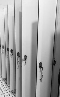 Close-up of metal gate