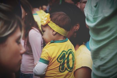 Close-up of young man