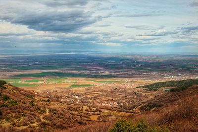 Scenic view of landscape against sky