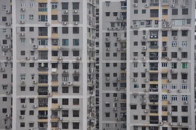 Full frame shot of apartment building