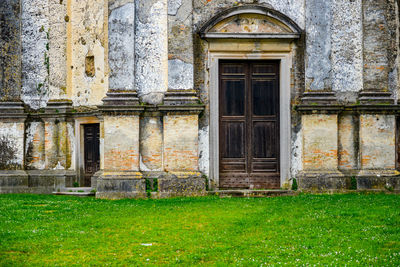 Exterior of old building