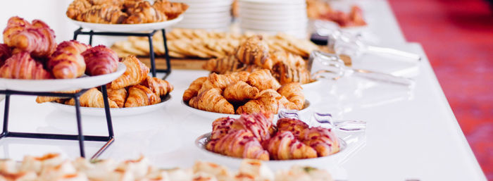 Close-up of food on table