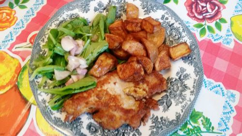 Close-up of food on plate