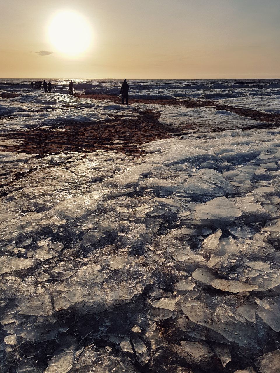 SCENIC VIEW OF SEA DURING SUNSET