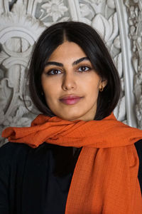 Portrait of young woman