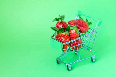 Close-up of strawberries