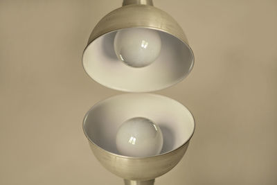 Close-up of illuminated lamp