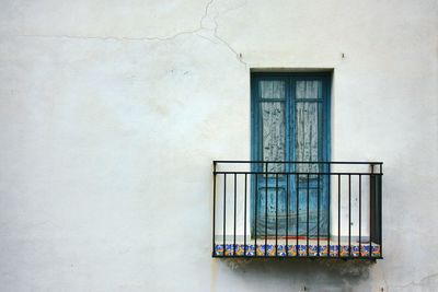 View of wall with windows