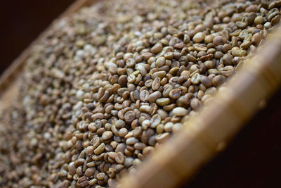 Close-up of coffee beans