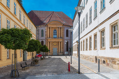 Street amidst buildings in city