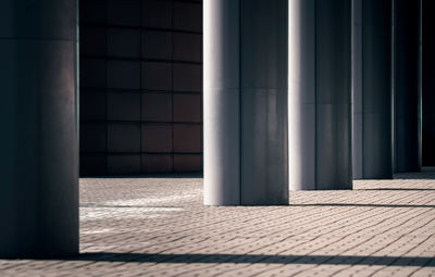 Shadow of building on wall