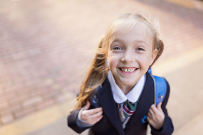 Portrait of smiling boy