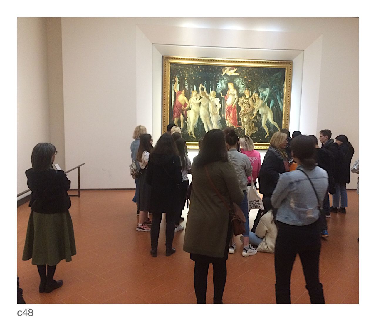women, group of people, crowd, large group of people, indoors, real people, rear view, adult, museum, standing, architecture, men, leisure activity, arts culture and entertainment, art museum, exhibition, lifestyles, full length, art and craft