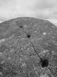 Scenic view of mountain against sky