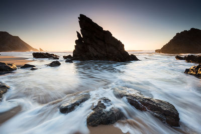 Scenic view of beach