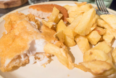 Close-up of food in plate