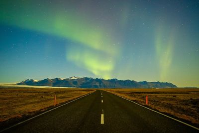 Northern light in iceland