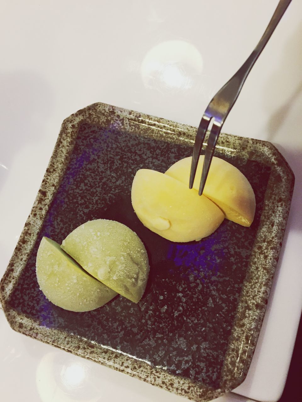 HIGH ANGLE VIEW OF BREAKFAST ON TABLE