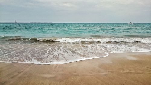 Scenic view of beach