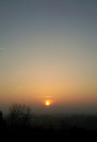 Scenic view of sky during sunset