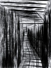 Narrow walkway