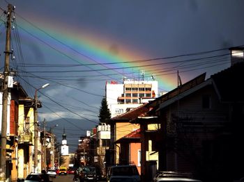 Buildings in city against sky
