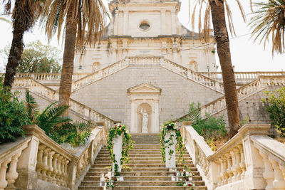 Low angle view of building exterior