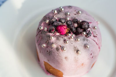 Close-up of ice cream in plate