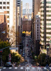 Street amidst buildings in city