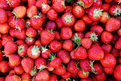 Fresh strawberries background