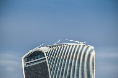 Low angle view of building against sky