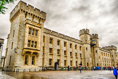 The iconic tower of london, royal palace and fortress, uk