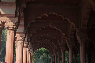 Low angle view of historical building