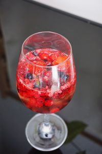 Close-up of drink on table