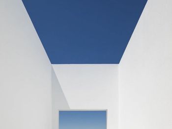 Low angle view of solar panels